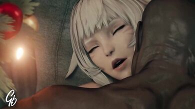 'Blacked Out: Miqo'te Sucks and Fucks BBC Creampie - BLACK EDITION'