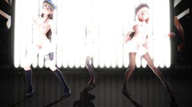 "Nikke, the sexy dancer, shakes her booty to a sensual tune in the hurly burly of the nightclub. (000MMD)"