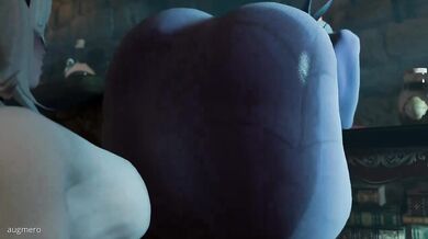 "Jiggling around in her new outfit, the seductive Hex Maniacs ass was hard to miss."
