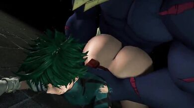 Rewritten: "My deformed butt-hole gets pounded by a muscular stud!"