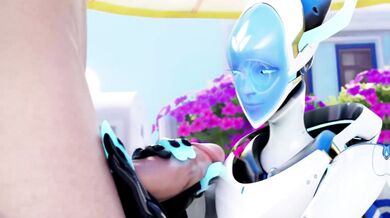 '"Robotic Seduction" - A Robot Meets Her Mechanical Match in a Futuristic Adult Video-'