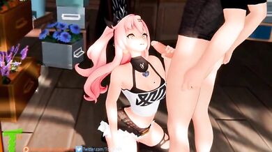 "Nicole's Glitch in Desire: Tooned-up for Hentai Fun"