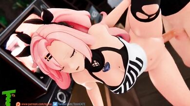 "Nicole's Glitch in Desire: Tooned-up for Hentai Fun"