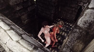 'Futa bangs the blacksmith's wife behind his forge, leaving her breathless.'