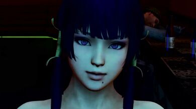 "In the Darkness of The DOA Stripclub, A Seductive Temptress Lures Men to Their Doom..."