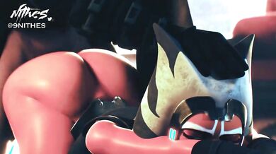 'Slave to her Master's Thirsty Cunt: Ahsoka's Top-down Bottoms-up Adventure with Nithes'.