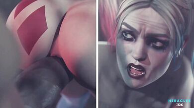 'Hentai PORN - Harley's GPD encounter in Jail POV [Splitscreen] | Heracles3DX'