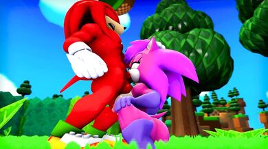 "Ten-fingered Sonia deepthroats with her tongue and fingers while getting a facial from the massive dick of a muscular, hung stud."