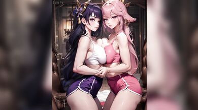 'Sexy Maid Yae and Ninja Raiden in a Naughty Threesome with Suzuka [Hentai]'