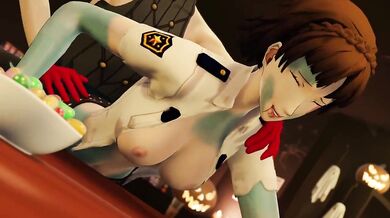 Would you like to watch a hot Halloween-themed hentai with me?