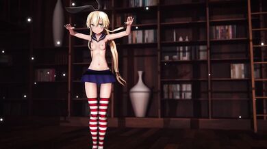 "One Piece Hentai Video - Shimakaze Popipapi MMD R18 Ver. 2"