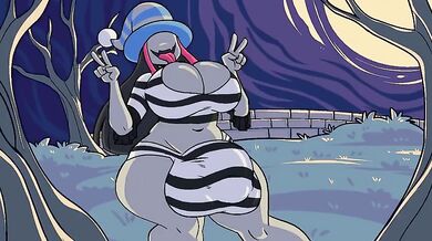 Rewritten as: 'Sexy women grow giant cocks from eating cereals in a harem.'