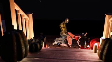 'Halloween Night: The Cursed Witch Gets Fucked by a Zombie'