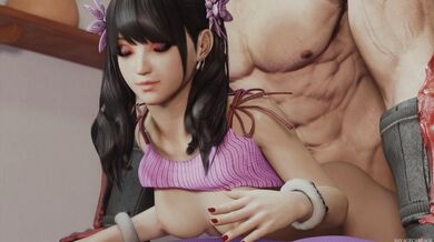 'After losing her virginity to Ryu, Xiaoyu can't get enough of his firm muscles.[Savagecabbage]'