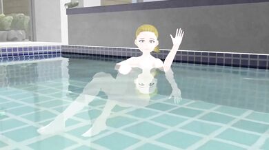 "The Soaking Wet Emma In A Japanese Public Bathhouse."