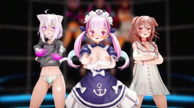 'Tiny Dancer Takes it Off to Hip Hop Beats (000MMD)'