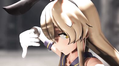 '"Lost Voice" A MMD R18 Popipapi Hentai Animation Video featuring Shimakaze'