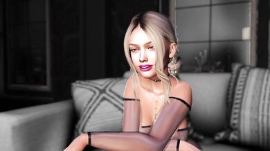 'Beneath the Crimson Moonlight: A Maiden Trapped by a Bloodthirsty Beast'