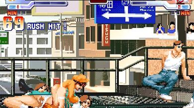 "King of Fighters XI - Bao vs Athena and Asamiya - The Ultimate Hentai Battle"