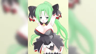 After getting caught in a sudden gust of wind, Shion accidentally flashed her tits to the entire town!