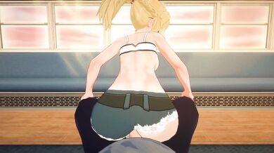 "Rewriting History: Mordred and the Reversed Cowgirl POV Hentai Porn"