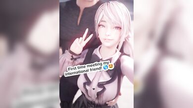 Rewritten as: "Erotic Asian Chick Fucks With Stranger"