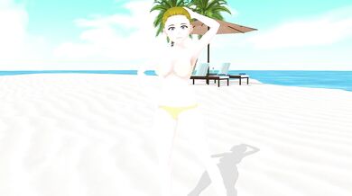 "Emma's Micro Bikini Beach Adventure!"