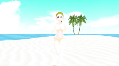 "Emma's Micro Bikini Beach Adventure!"