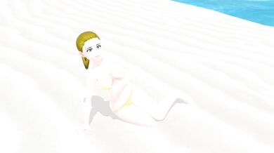 "Emma's Micro Bikini Beach Adventure!"