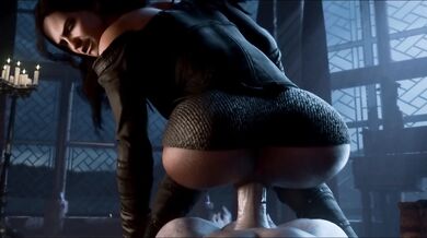 "Yennefer's Reverse Cowgirl Ride with a Vampire"