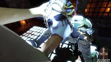 'Ghostly Widower Gets Sucked Off By His Bride'