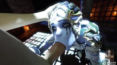 'Ghostly Widower Gets Sucked Off By His Bride'