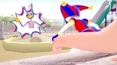 "Experience the Virtual Reality of Pomni's Hentai Adventure"