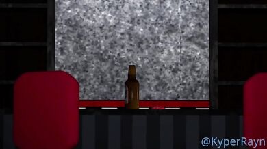 'The office party was over, and Fexa decided to have a drink.'