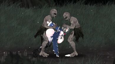 "Aradia, the Witch of the Woods, gets spit roasted by a group of horny ghouls in this epic hentai fantasy porno flick!"