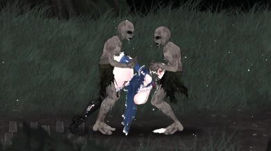 "Aradia, the Witch of the Woods, gets spit roasted by a group of horny ghouls in this epic hentai fantasy porno flick!"