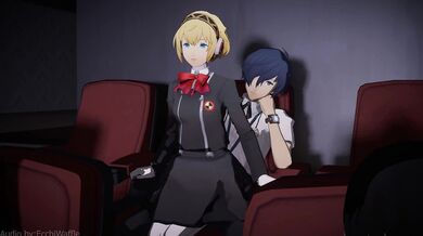 'Aigis, the Ultimate Defender of Justice, Takes it to the Next Level with a Sensual Ride on Her Trusted Steed'
