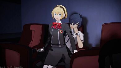 'Aigis, the Ultimate Defender of Justice, Takes it to the Next Level with a Sensual Ride on Her Trusted Steed'