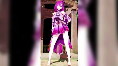 'Grising My Sexuality: The Undressing Dance of Honoka Impact in a Hentai Soy So Song Vertical Screen MMD 3D Porn Video'