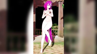 'Grising My Sexuality: The Undressing Dance of Honoka Impact in a Hentai Soy So Song Vertical Screen MMD 3D Porn Video'