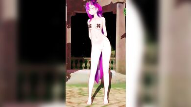 'Grising My Sexuality: The Undressing Dance of Honoka Impact in a Hentai Soy So Song Vertical Screen MMD 3D Porn Video'