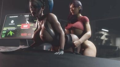 "Asian American x Harley Quinn's Favorite Hentai Sex Positions"