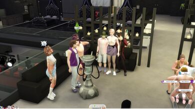'A Sexy, Older Woman Makes Love to a Younger Sim in the Sims 4 Sex Club'