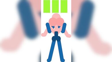 Hey, babe! Wanna watch me get fucked by a giant stick figure with an unbelievable dick?