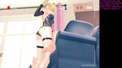 "Husband Gets Fucked in the Ass with His Wife's Help while She Enjoys Watching, Squirting and Cumming"