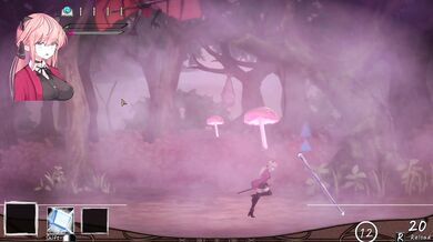 'The Mystic Isle: Vivi and the Magical Creatures - Vivi Overwhelmed by Giant Bats'