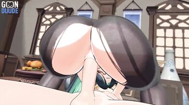 "Xiaoyun's Ride with Goon-Dude!"