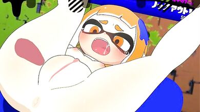 "Tentacle-Loving Octoling Gets Her Crotch Tickled By A Mischievous Shark!"