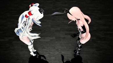 "Riding the Stormy Waves with Shimakaze and Amatsukaze - A Sailor's Good Night Kiss [MMD R18] GenesisMMD"