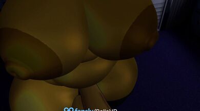 "Sexy office lady takes a POV blowjob with a toy chihuahua."